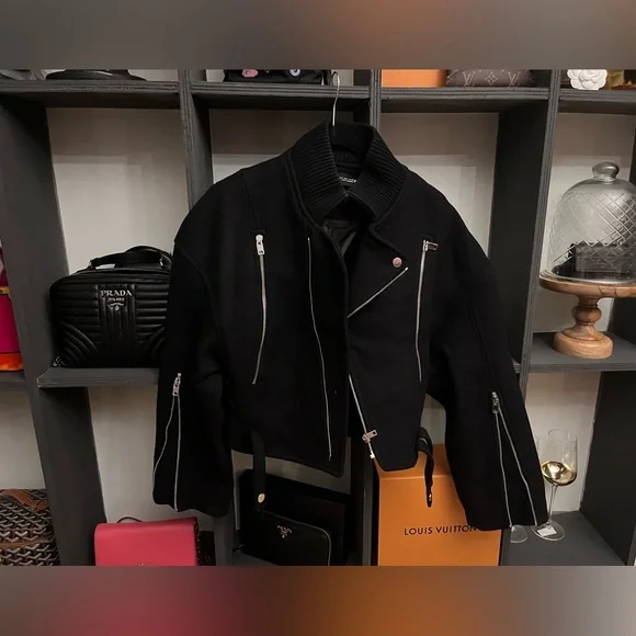 Zara Women's Black wool Jacket - Picture 3 of 10